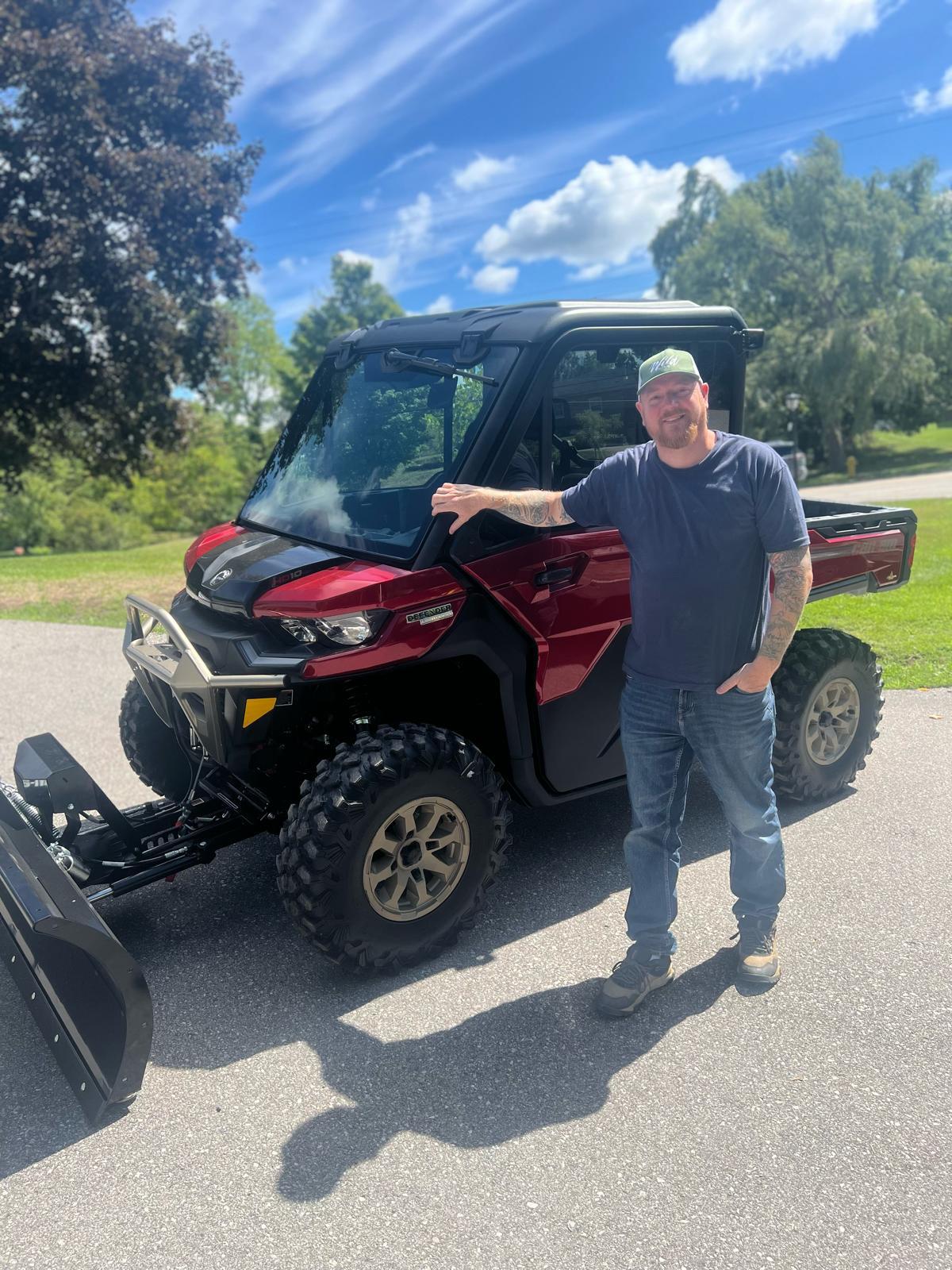 Mike D. with their Can-Am Defender Limited