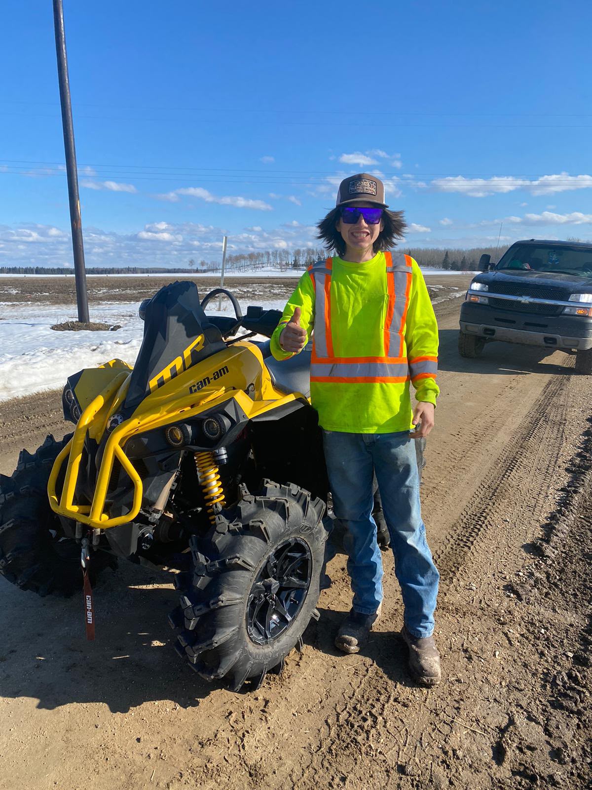 Tyler R. with their Can-Am Renegade X mr